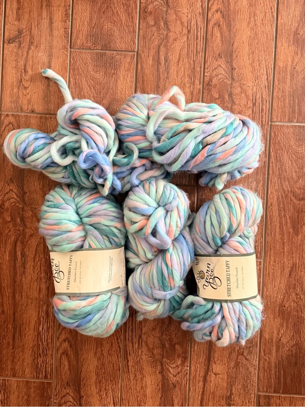 Yarn Bee Stretched Taffy Chunky Yarn